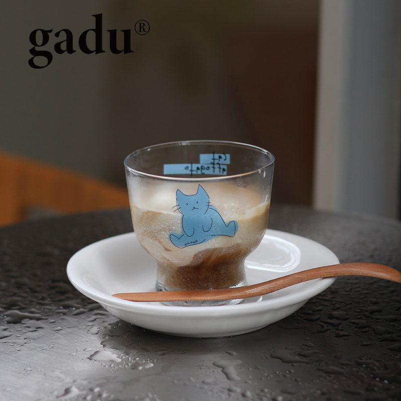 聚会卡通可爱阿芙佳朵果汁咖啡