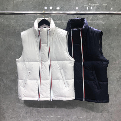 TB双拉链羽绒马甲保暖背心外套