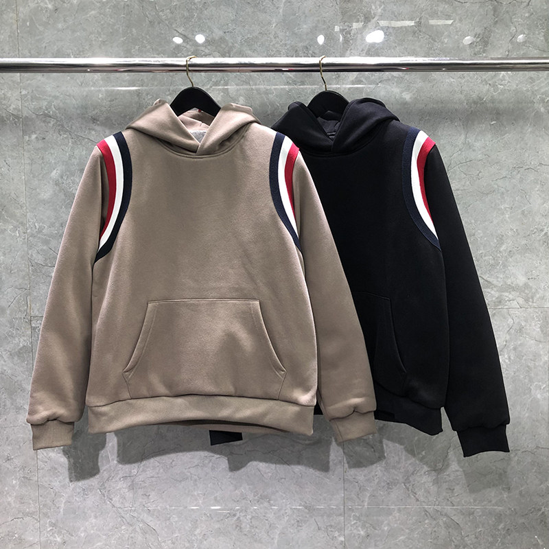 TB套头连帽短款羽绒服卫衣外套