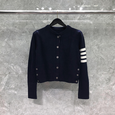 TB针织衫开衫女上衣外套四条杠