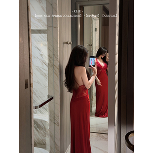 双版 美艳与皎洁 女神睡裙 本蕾丝镂空露背性感睡衣长裙