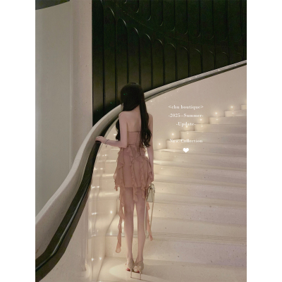 CHU小初/氛围感神裙/巨美 裙摆会替我说话 n*bd抹胸连衣裙