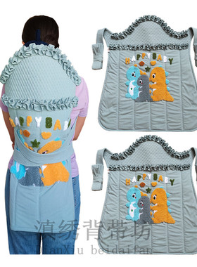 云南老式婴儿背带四川传统新生儿背巾贵州宝宝背扇多功能小孩裹背