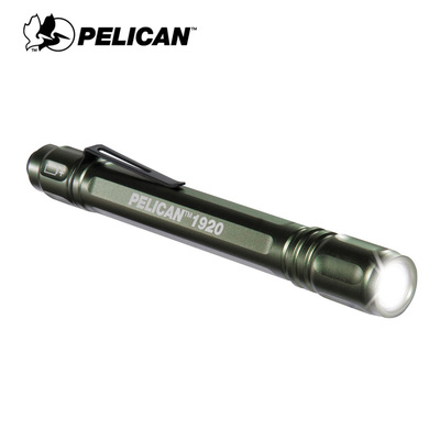 美国Pelican派力肯铝合金LED战术手电筒IPX7防水带笔夹1910 1920