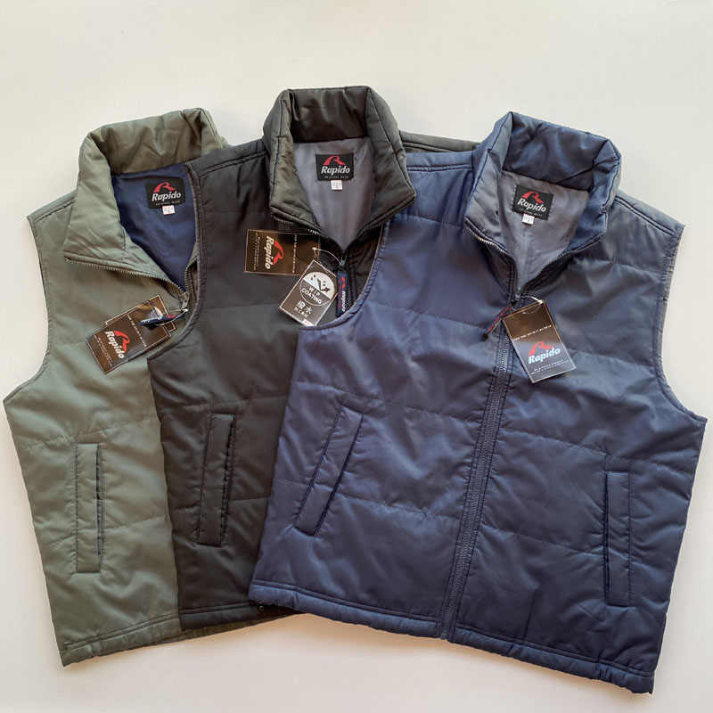 大码看过来 外贸出口日本原单 秋冬男款棉马甲 羽绒棉背心