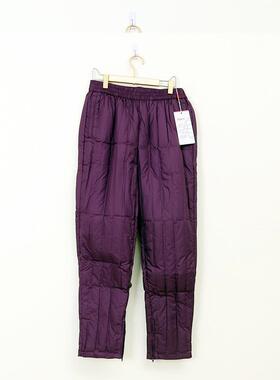 鸭鸭内穿修身保暖专柜正品纯色冬季加肥加大码羽绒裤YA4E600278B