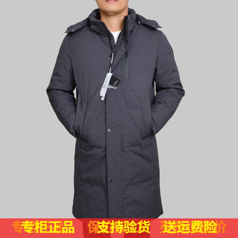 鸭鸭专柜正品秋冬新款中长羽绒服