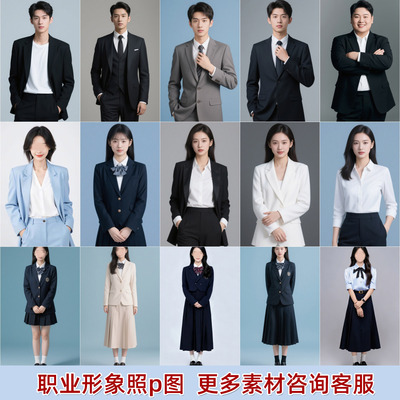 证件照职业形象照P图无AI感修图
