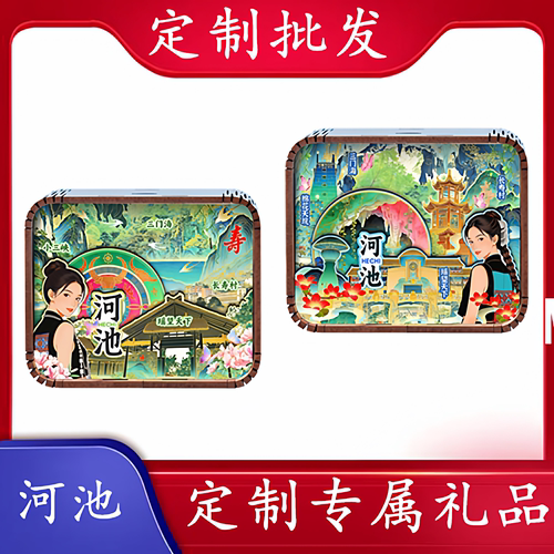 河池景区中国风复古八音盒定制
