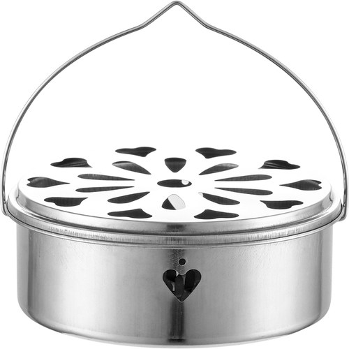 手提蚊香盒家用户外防火安全蚊香盘托户外带盖蚊香盘座防烫蚊香盒