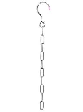 不锈钢衣柜链条可折叠收纳架多功能挂钩衣架10孔家用阳台晾晒衣架