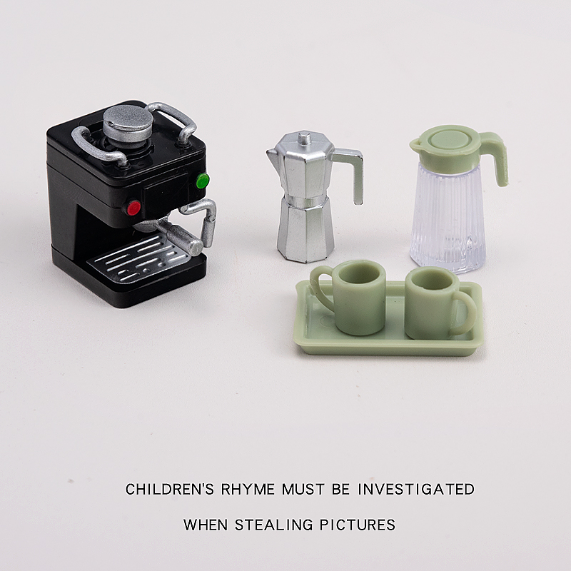 过家家茶具桌面摆件咖啡机
