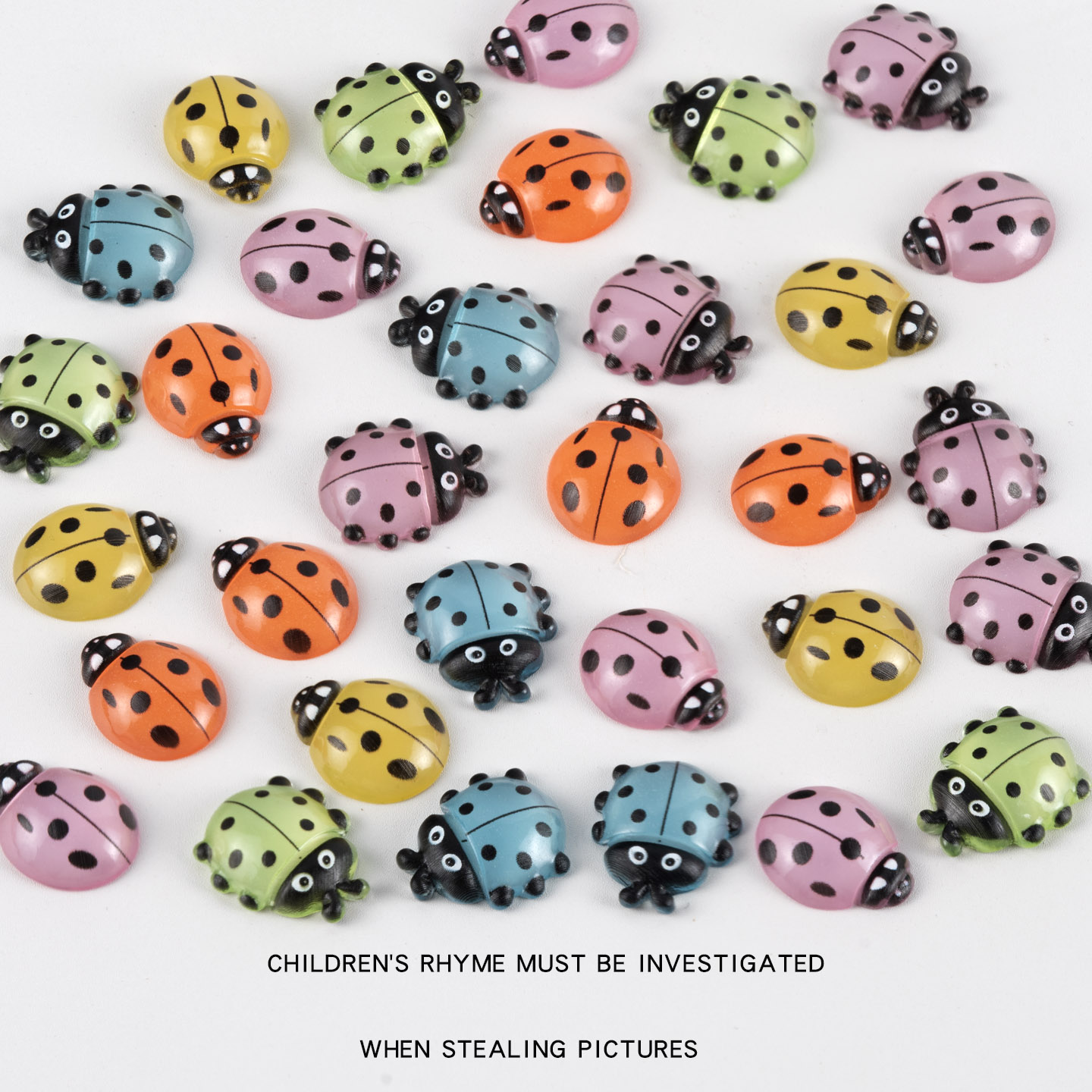 微缩仿真迷你可爱卡通瓢虫小摆件桌面树脂迷你手工造景装饰品