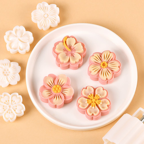 月饼模具新款手压式家用绿豆糕