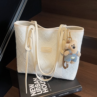 休闲简约大容量包包女托特包