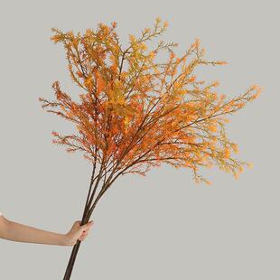 酒店大堂造景仿真迷迭香千层金假花 新中式家居仿真马桑果野浆果