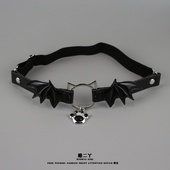 Lolita恶魔翅膀猫爪腿环cos小众朋克y2k辣妹亚文化性感jk腿饰腿带