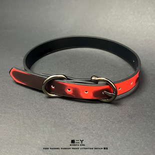 复古温感变色choker项圈y2k亚文化高级感锁骨链颈带辣妹甜酷颈圈