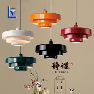 现代简约餐饮吊灯创意个性铁艺饭店火锅店咖啡餐厅民宿商用吧台灯