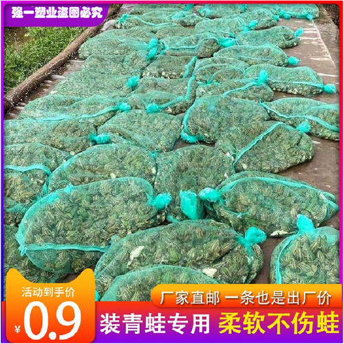 黑斑蛙专用尼龙透气水产活禽网袋