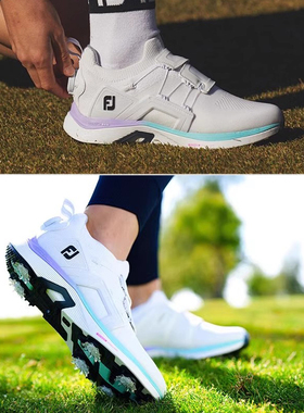 日本代购 Footjoy HYPERFLEX BOA女鞋 防水透气 FJ高尔夫球鞋有钉