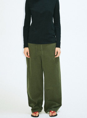 alright 弯刀茧形镰刀复古分割高密纯棉中低腰宽松抽绳休闲裤