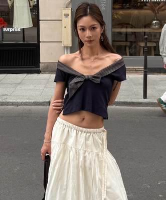 博主NaNa MAR降落上衣女26SS夏季新款纯色休闲设计感修身无袖T恤