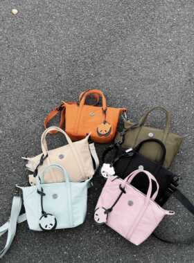 C&Y新品小众款手拎包斜挎包单肩包简约饺子包马卡龙牛津布女包