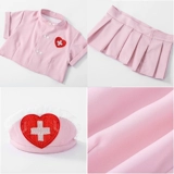 Сексуальная униформа медсестры, пижама для взрослых, нижнее белье, комплект, косплей