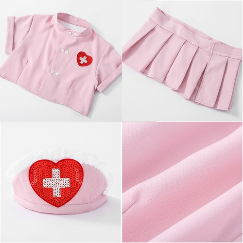 Сексуальная униформа медсестры, пижама для взрослых, нижнее белье, комплект, косплей