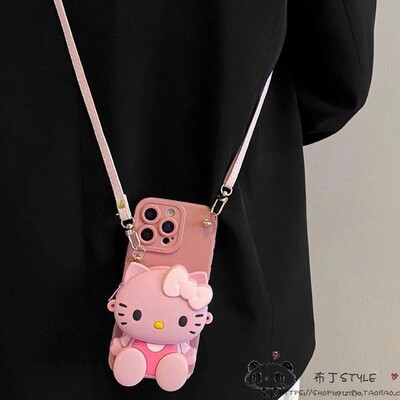 kitty猫neo11斜挎iqoo15pro手机壳z10utlra爱酷9x/8/7se零钱包6turbo/13+/s12女vivo t4挂y52s绳78v5t3套y36i