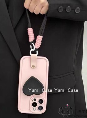 日韩ins手绳a6女OPPO k13turbo手机壳12x/11爱心支架reno10/9/a5pro女款realme/k11保护10a92可爱a8套a76a77s