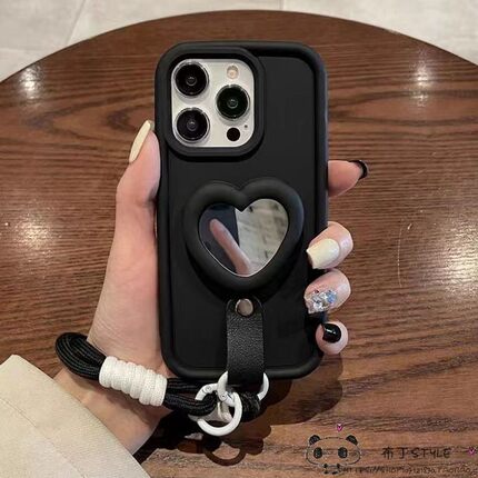 ins手绳OPPO find x9手机壳8ultra/7爱心镜子reno4se女k5/a3支架a6/2pro/1潮realme15真我GT/a78套a36/a96/97