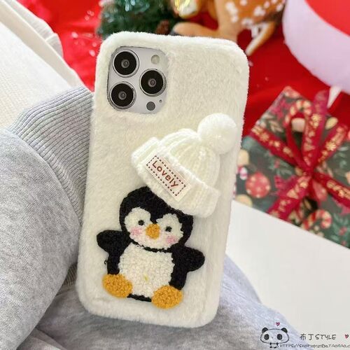毛绒OPPO reno15pro手机壳14max秋13f/11冬10/9a6gt/a5pro女find x8/10+企鹅k12s/realme真我neo7/4se小红书3