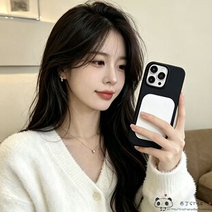 网红同款镜子s50pro mini/vivo y500手机壳y27s带梳子y04s女y03t/y56/y36i/y35m/y53t/y21/y78+保护套17s/x90