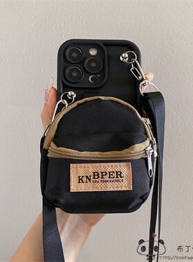 ins零钱包适用note15pro红米k90手机壳k80至尊k70女K60斜挎50ultra挂绳40s14r13c网红12s可爱tubro4/5pro/11t