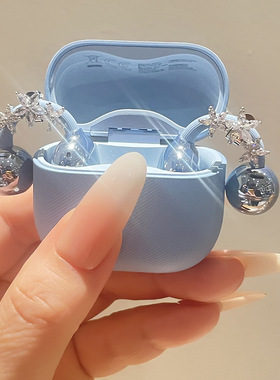 Clove 晶绽繁花耳机钻扣开放式耳机夹女适用华为freeclip1/2耳机