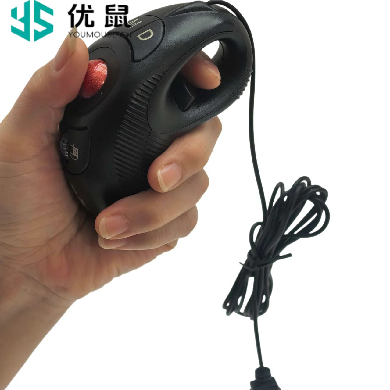 优鼠人体工学轨迹球有线鼠标-仪器设备专用空中鼠优鼠Y-10