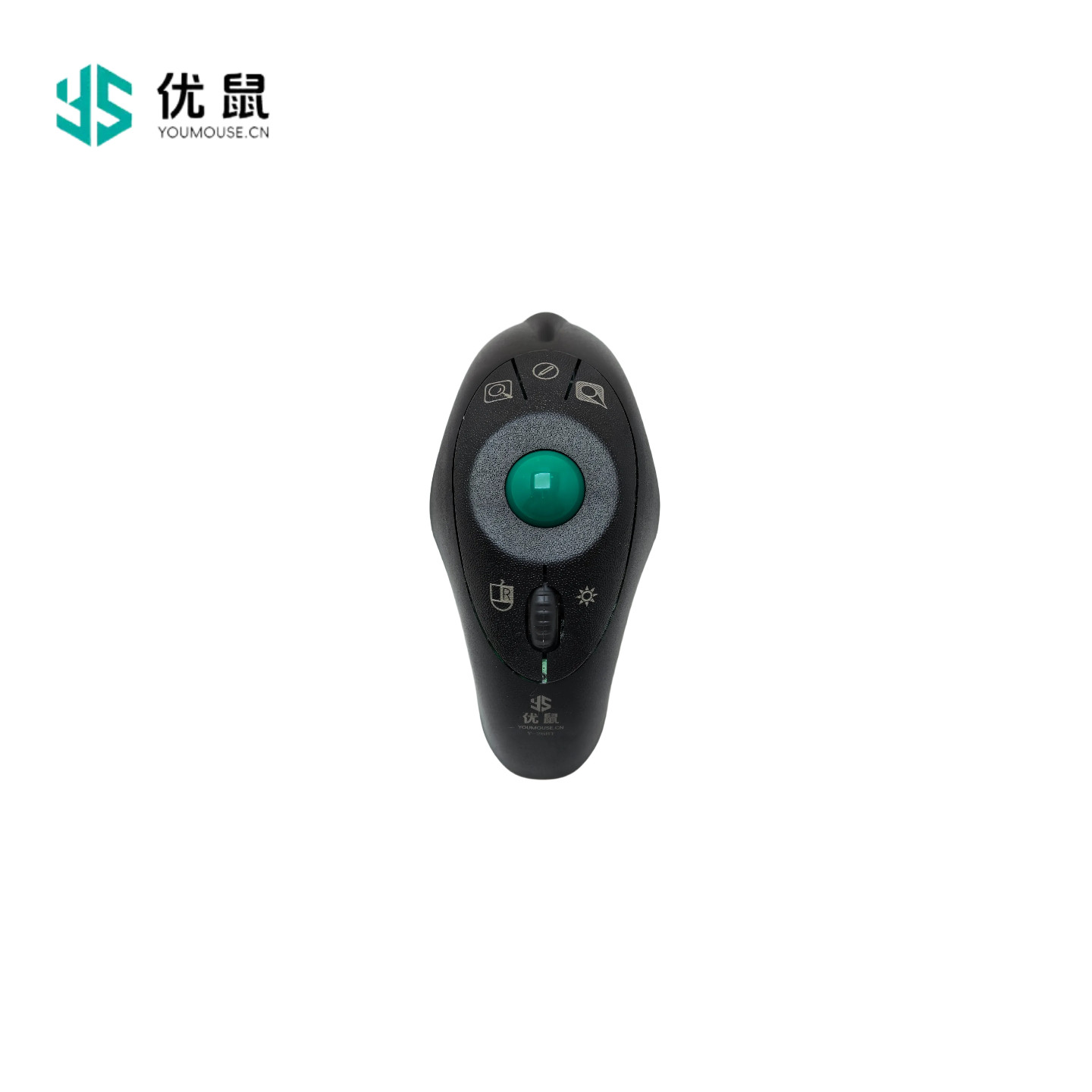 优鼠双模蓝牙适配器手握式轨迹球空中智能光电无线鼠标Y-26BT