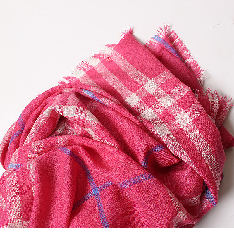 出口单~指绒山羊绒围巾新款舒适飘逸140*140大方巾披肩