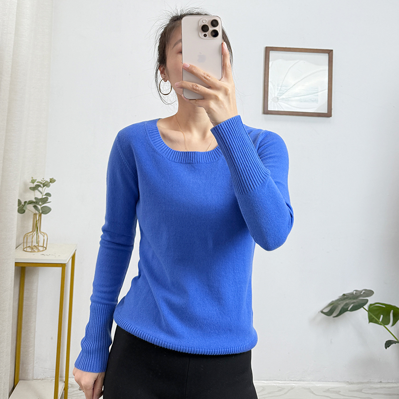 柜1580100%纯山羊绒衫女冬