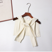 披肩女外搭配裙子秋冬夏季 乐 系 空调房针织小坎肩