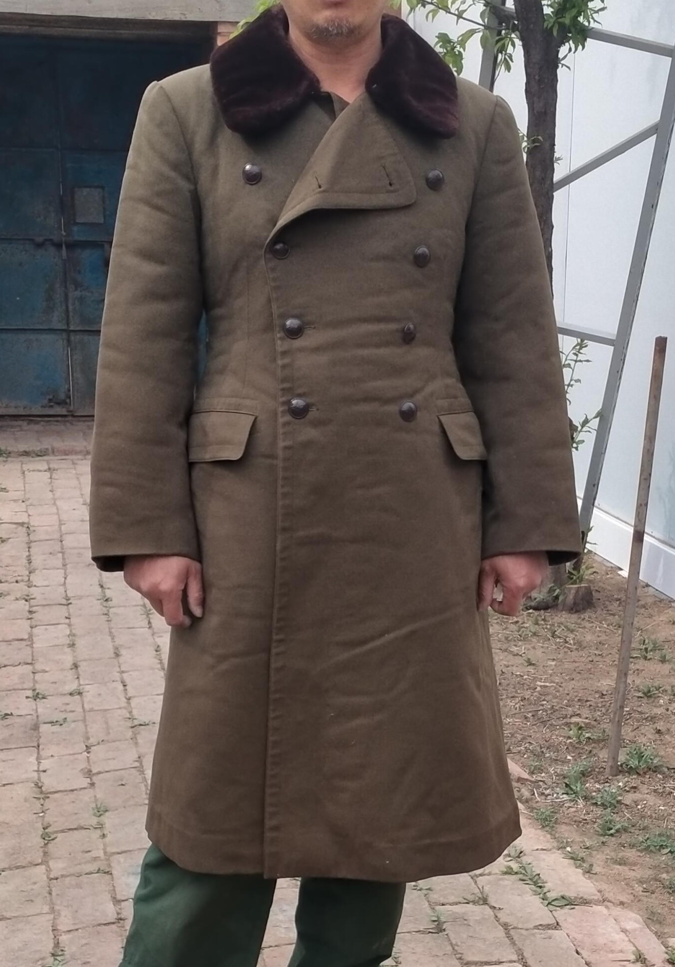 55式歌舞团马裤呢大衣约正二号