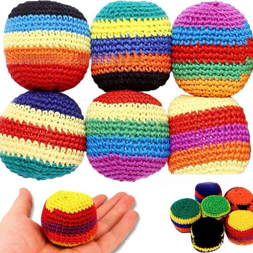 跨境Boy Girl Sandbag Toy Soft Woolen Yarn软针织沙袋踢包球袋