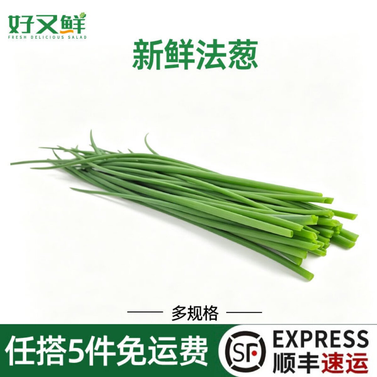 新鲜法葱西餐食材香料香草配菜