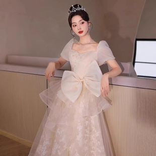 绝美轻礼服轻奢小众高端成人礼女孩礼服高中生毕业礼服高级感小众