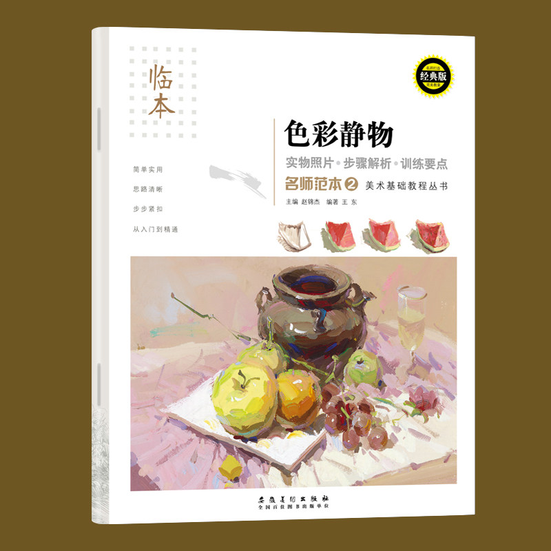 临本 色彩静物 临本经典版美术基础教程入门自学零基础高考艺术考试