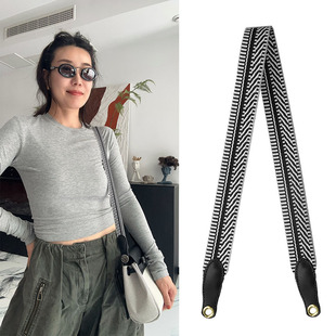 Herbag mini帆布包带单买包带子替换包带配件单肩斜挎皮肩带