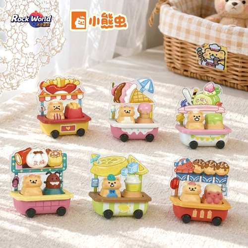 正品洛克星球小熊虫的曼妙味蕾按按解压键帽盲盒包挂女孩玩具礼物