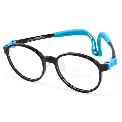 儿童无螺丝防控T043ET近视眼镜框眼镜青少年安全运动白同款